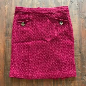 Banana Republic lined wool skirt